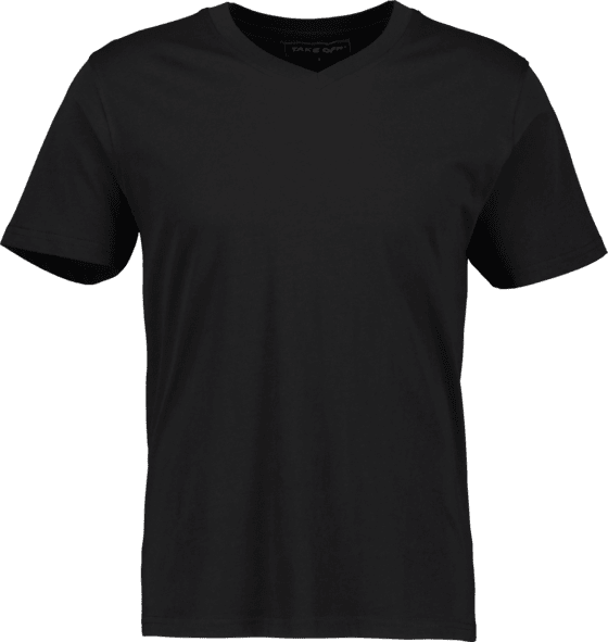 
TAKE OFF, 
SO BASIC V-NECK T, 
Detail 1
