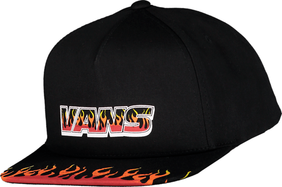 
VANS, 
UP IN FLAMES SNAPBACK HAT, 
Detail 1

